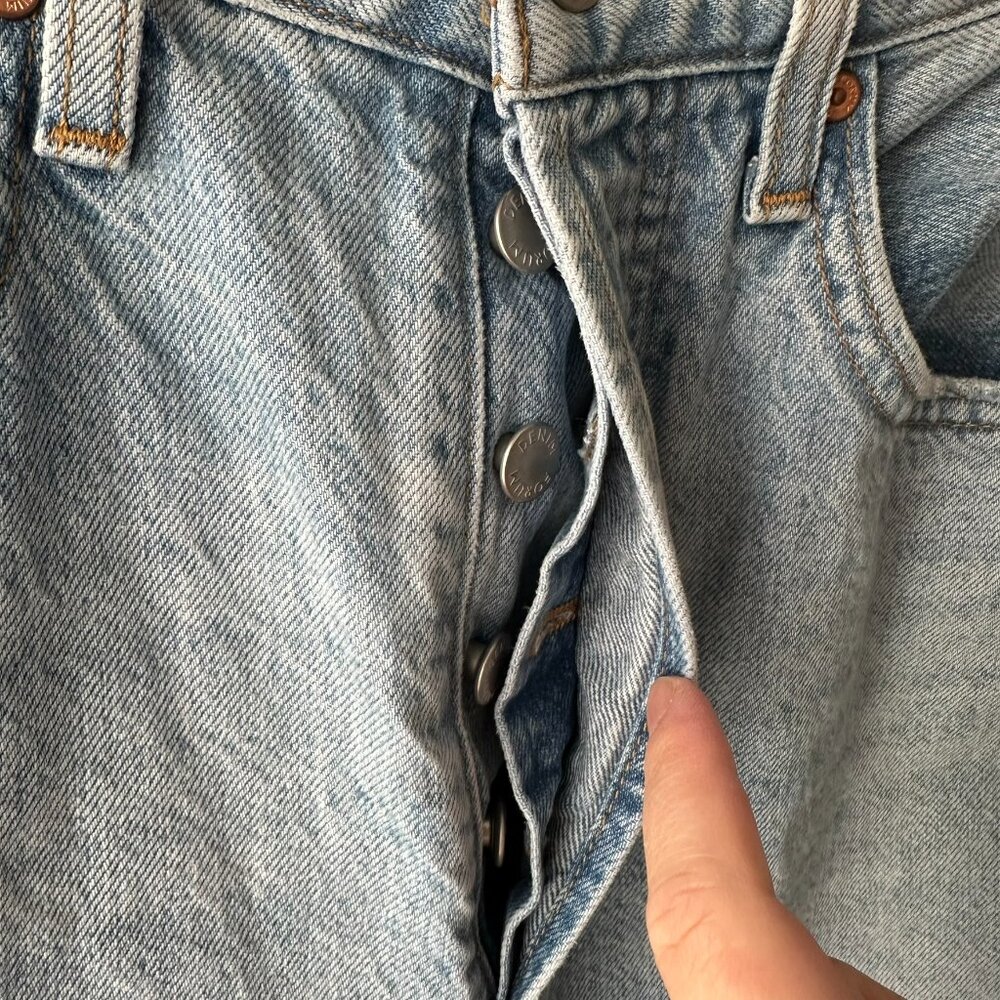 Denim Forum Aritzia The Joni High Rise Loose 29L Denim Jeans Pants US 30 - Picture 5 of 15